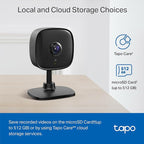 Tapo 1080P Indoor Wired Security Camera - Works as a Baby Monitor & Pet Camera, Motion Detection, 2-Way Audio, Siren, Night Vision, Subscription-Free Local Storage or Optional Cloud, C101(4-Pack)