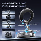 360° Adjustable Magnetic Phone Holder for ,iPhone 17 Pro Max, 16, 15, 14, 13, 12, Air Plus & More | Ideal for Cars, Kitchens, Bedrooms, Gyms & Other Locations | Secure, Versatile & Convenient