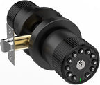 BOTHSTAR Keypad Door Knob with Key,Keyless Entry Door Lock, Code Locks Door Knob, Auto Lock,50 User Code,Easy to Install,for Home,Office,Bedroom,Garage,No Deadbolt