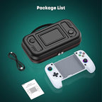 【Anti-Drift & Fast-Connect】Wireless Game Controller for iPhone/Android with Case | Hall Joysticks Bluetooth Phone Controller, For Cloud Gaming, Genshin Impact, Roblox, Call of Duty Mobile Gamers,White