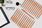 Aozora Pens Bulk 30 Pack Click Pens No Bleed Wholesale Retractable Ballpoint Pens Medium Point,Smooth Ink Pens for Journaling School Office Supplies 1.0MM (Brown Ink)