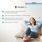 Sensibo Air - Smart Air Conditioner Controller. Apple HomeKit Certified. 60-Seconds Installation. Maintains Comfort and Energy Saving Features. Compatible with Google, Alexa, Apple HomeKit & Siri