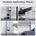 Sanjie Door Alarms When Opened,Door Window Alarm Sensors for Kids Safety/Home Security/Pool/Garage/Dementia/Toddler/Travel Security,Easy to Install,Volume Control/Loud Alert,Long Battery Life,3 Pack