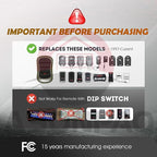 2X Genie Garage Door Opener Remote G3T-A G3T-R G3T-BX Intellicode【10-Years-Warranty】