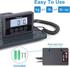 THINKSCALE Shipping Postal Scale with Integrated One-Piece Platform, 10g High Accuracy 440lb Capacity for Packages, Small Business & Warehouse, Battery & AC Adapter Included