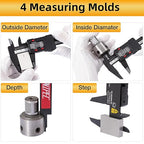 UNIPEC 6 inch Digital Caliper Micrometer,ABS Body for Accurate Measurements with LCD Screen, Auto-Off Feature, Inch and Millimeter Conversion