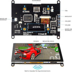 ELECROW 5 Inch Touch Screen Monitor LCD Display, 800×480 Mini Touchscreen HDMI-Compatible & USB Powered with Speakers for Raspberry Pi 5/4/4B/3/3B, BB Black, Banana Pi, Windows 10/8/7, Game Console