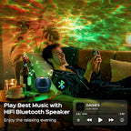 Bedroom Decor Boy Gift Lava Lamp Room Decor 15 White Noise Sound Machine for Kids Night Light Bluetooth Projector Nebula Projector Sunset Lamp Led Cloud Lights for Bedroom