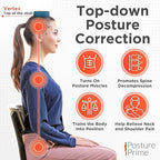 Vertex Weighted Cushion Forward Head Posture Corrector for Women Men - 3 Size Options Neck Workout Equipment Set - Head Neck Straightener Back Alignment for Home - No straps needed
