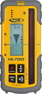 Spectra Precision HL700 Laserometer with Rod Clamp for Rotary Laser Levels, Digital Readout Receiver for Construction Grade Checking, Elevation Control and Survey Layout Applications