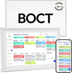 BOCT 10.1'' Digital Calendar Wall - 32GB Memory Touch Screen Chore Chart Smart Calendar,Digital Planner,Auto-Sync,APP Control,Interactive Family Schedules, Gift for Mother
