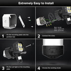 SANSI 36W 3600LM LED Motion Sensor Outdoor Light, 50,000 Hrs Lifespan Security Light, 350W Equiv 5000K Dusk to Dawn IP65 Flood Light, Super Bright for Backyard, Bright Series Black Motion Sensor Light