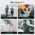 Nekteck Cordless Leg Compression Massager, FSA Eligible Massage Tools for Circulation and Pain Relief, Rechargeable Portable Full Leg Boots, Gifts for Mom Dad Men Women, HSA Eligible, Single Unit