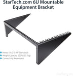 StarTech.com 6U Wall Mount Patch Panel Bracket – 19 in – Steel - Vertical Mounting Bracket for Networking and Data Equipment , TAA (RK619WALLV)