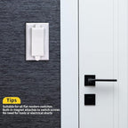 Magnetic Light Switch Guard Cover- PSZEZNZ Light Switch Outlet Covers for Flat Modern Wall Switches-Child Safety Protection(White,4 Piece)