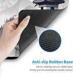 CANFLASHION Desk Pad,Office Desk Mat 31.5"×11.8"Large Gaming Mouse Pad,Durable Extended Computer Mouse Pad,Waterproof Thick Big Mouse Pads with Non-Slip Rubber Base Office Home Japanese Castle Cherry