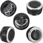 Frienda 6 Pcs Climate Ac Heater Control Knob Blower Fan Control Knob Replacement Ac Switch Heater Blower Fan Button Compatible with Accessories Replacement Compatible 2005-2015