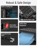 60 Port 300W(60A) USB Charging Station, Multi USB C Charger Station Block with Intelligent Protection, Desktop Charging Station for Multiple Devices, Suitable for Schools, Hotels, Shops and Malls