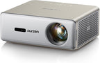 Aurzen EAZZE D1 MAX Upgraded Google TV Smart Projector 4K Supported, 1000 ANSI Lumens, MEMC Tech, Fully Automatics, 20W Dolby Audio, Home Theater Movie Projector with WiFi and Bluetooth, Off-white