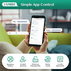 Smart Deadbolt Door Lock with Keypad:Yamiry Fingerprint Keyless Entry Deadbolt,Digital Smart Locks for Front Door,Electronic Code,Easy Installation