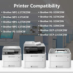 2 Black TN223 / TN223BK Toner Cartridge Replacement for Brother MFC-L3770CDW L3710CW L3750CDW L3730CDW HL-3210CW 3230CDW 3270CDW 3290CDW DCP-L3510CDW L3550CDW Printer,Sold by TopInk