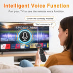 Voice Remote Control for Vizio Smart TV Remote, XRT270 Bluetooth Voice Remote Control for VIZIO SmartCast D/P/M/V-Series 4K QLED Quantum Pro Smart TVs VQP65C-84 VQP75C-84 M65Q6-L4 V4K43M-0804