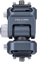 FALCAM Field Monitor Mount Holder Kit, Monitor Holder with 2-Pieces F22 Quick Release Plate, 360-Degree Swivel and 180-Degree Tilt Adjustable for 5" and 7" Monitor-2543