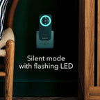 Wasserstein Doorbell Chime - Compatible with Blink Video Doorbell (1-Pack, Black)