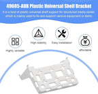2PCS 49605-aub Structured Media Panel Accessories Enclosure Universal Shelf Mounting Bracket for Leviton Media Panel -That Supports 20lbs of Weight - White