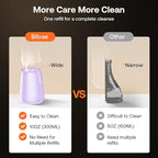 Bitvae Water Dental Flosser Teeth Pick, Cordless Flosser for Travel with 6 Jet Tips, 3 Modes 5 intensities, IPX7 Waterproof Portable & Rechargeable Oral Irrigator Cleaner, Purple