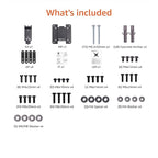 Amazon Basics Fixed Flat TV Wall Mount fits 12 to 40 inch TVs and VESA 200x200, Black