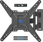 Mounting Dream Long Arm TV Wall Mount for Most 26-65 Inch TVs, 30 Inch Long Extension TV Mount Swivel and Tilt, Full Motion Wall Mount TV Bracket Fit Max VESA 400x400mm,Up to 99 lbs, MD2286-M