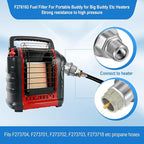 F273699 Propane Fuel Filter for Buddy,Big Buddy,Tough Buddy Etc Portable Heaters –Works with and Replaces F276163 Fuel Filter, Fits with F273704/F273701/F273702/F273703/F273718 Etc Propane Hoses-2Pack