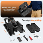 2025 New Under Desk Elliptical Machine,Portable Seated Pedal Exercise Machine for Seniors, 12 Adjustable Speed Elipse Leg Exerciser with Remote Control,Quiet Foot Exercise Machine for Home Office