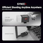 SYNCO Wireless Tally Light Camera Eye CE3 System (4 Tally Lights) for Studios and Live 2.4G LoRa Lightweight and Portable vMix Compatible, Control 32 Dual-Color Indicator Lights