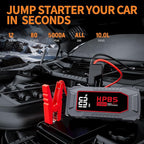 HPBS Car Jump Starter - 5000A Peak Jump Starter Battery Pack with DC for Up to All Gas and 10.0 L Diesel Engines, 12V Portable Battery Jump Starter with 3.0" LCD Display