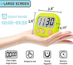 Classroom Timers for Teachers Kids Large Magnetic Digital Timer Teacher Supplies 2 Pack-Green Pink