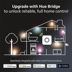 Philips Hue A19 LED Smart Light Bulb - White and Color Ambiance - 60W Indoor Light Bulb - Control with Hue App - Compatible with Alexa, Google Assistant and Apple Homekit - 6 Pack