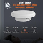 6.3 inch / 4.4LBS Load, 360 Degree Electronic Turntable Display Stand for Photography Products (16CM White)
