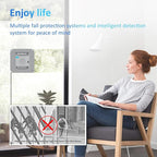 Mamibot W120-DP Robot Window Cleaner for High-Rise Glass - 3200Pa Strong Suction, Multiple Cleaning Modes,4 Water Spray Nozzles,Edge Detection Technology,App&Remote Control(Orange)