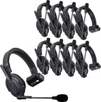 Accsoon Como MIC02-1H4R Wireless Headset Intercom System 9-Person Full Duplex 1312ft Team Communication Group Talk, Links up to 9-Person, 10+Hour Battery Life