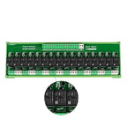 GUETNEU Relay Board, 16 Channel 1 SPDT DIN Rail Mount 24V DC/AC Relay, Interface Board
