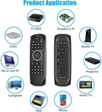 Jectse Voice Remote Control Replacement, Air Remote with 3 Speed Levels Adjustment and LED Indicator for TV Box Computer Smart Television (G7 Version Without Receiver)