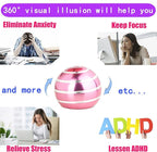 Desk-Fidget-Toys for Kinetic-Toy: Cool-Gadgets Cool-Stuff for Adults Kids Teens, Spinning Up to 180 Seconds, Stress Relief Toy for Christmas Optical-Illusion Gift for Office School Home Women Men
