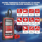 Thinkdiag2 All System Bidirectional OBD2 Diagnostic Scanner for iOS & Android, Bluetooth Scan Tool with CAN-FD Protocol, 15+ Reset Functions, ECU Code, Active Test, AutoVIN, 1 Year Update