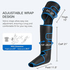 CINCOM Leg Massager with Heat and Compression, Air Compression Leg Massager for Circulation and Pain Relief Muscles Relaxation Gifts FSA - HSA