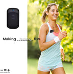 MINUS EQUALS PLUS - = + Golf Speaker/Wireless Wearable Bluetooth Speaker/Portable/Clip on/Up to 18hrs of Battery Life/Built-in Mic for Hands-Free Music and Calls/Water Resistant/Modern Design (Blue)