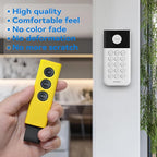 Protective Silicone Cover Case for SimpliSafe KeyFob - Arm and Disarm Remotely, Flexible Case for SimpliSafe Home Security System KeyFob - Latest Gen (Yellow)