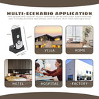 2 Way Voice Intercom, Super Long Range Intercomunicador, Home Security Easy Install, Indoor Outdoor System, Fit for Home Hospital Office, Black