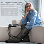 UMARMUNG Air Compression Leg Massager with Heat, Gifts for Women Men Mom Dad, Leg Foot Massager Gift for Christmas, Fathers Day, Mothers Day, Vericose Veins, Edema, Muscle Fatigue, Cramps, Swelling